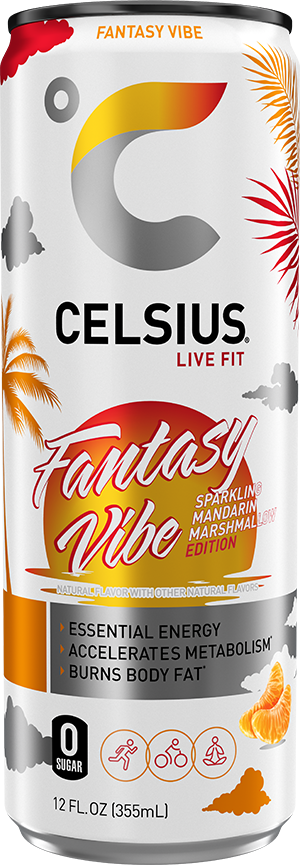 Celsius Fitness Drink can